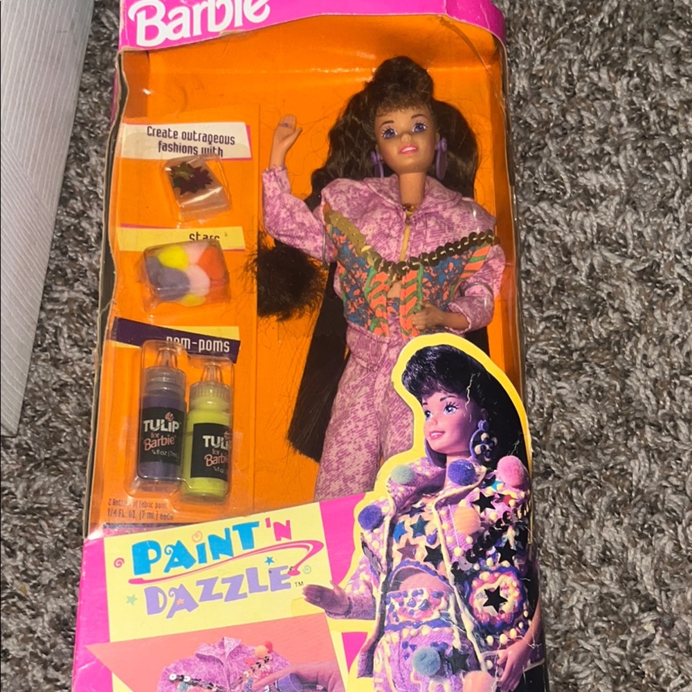 Paint and dazzle Barbie